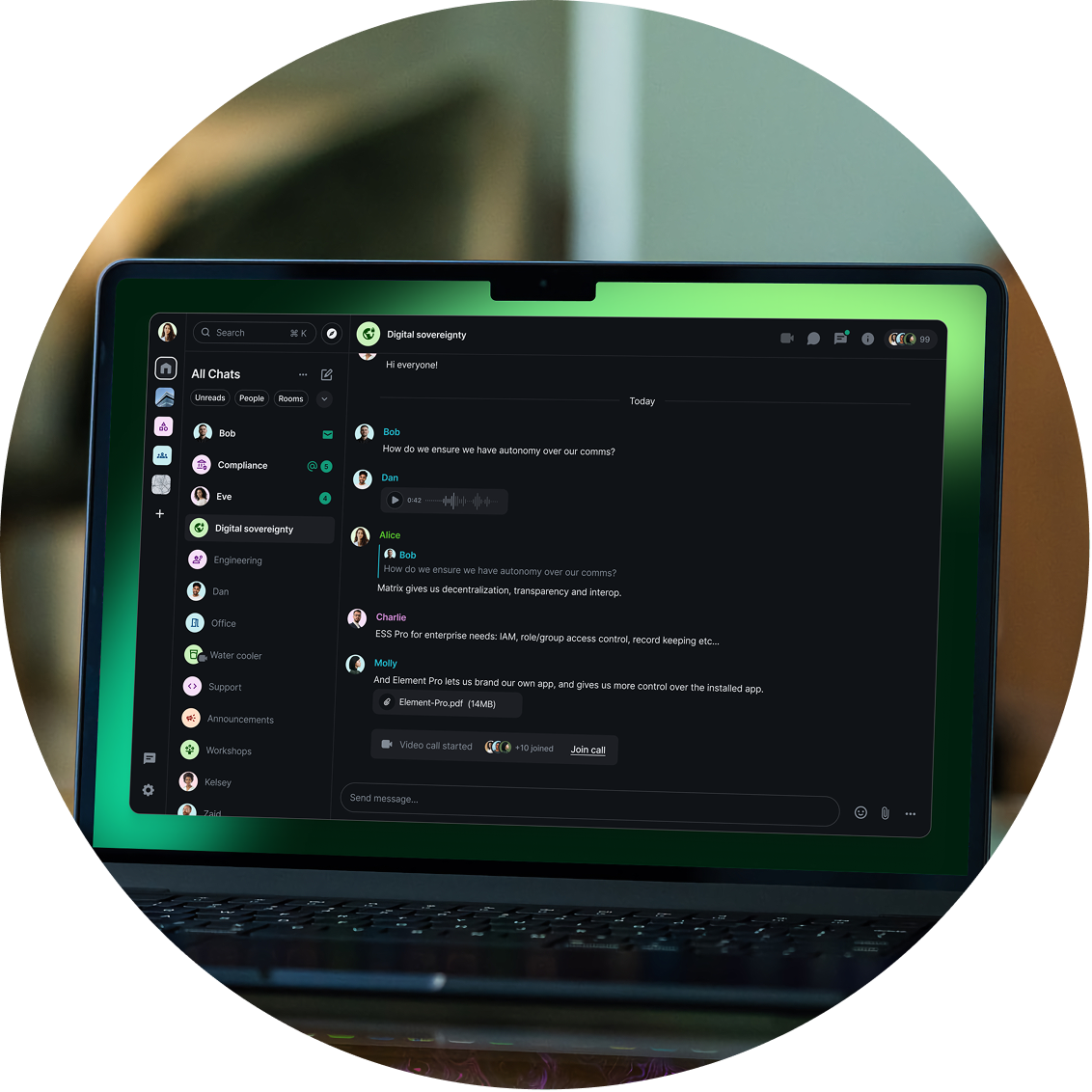 Element pro desktop